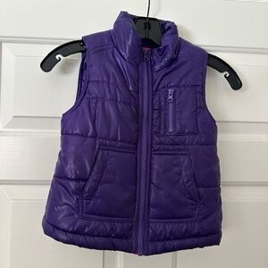 Purple Puffer Vest